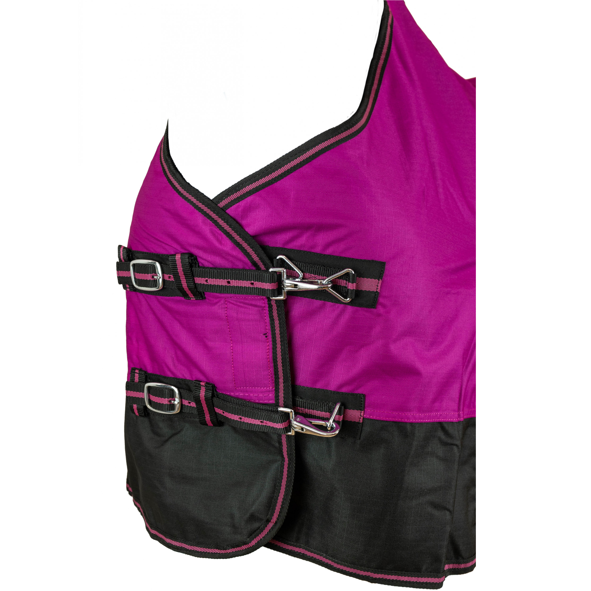 Winterdecke 200g Füllung 600D BASICLINE beere/schwarz
