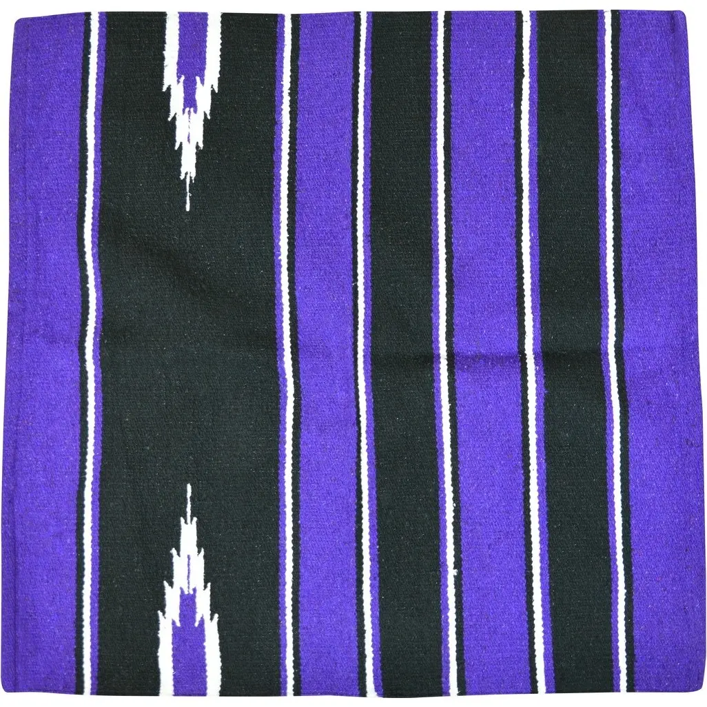 Satteldecke NAVAJO violett/schwarz/weiß