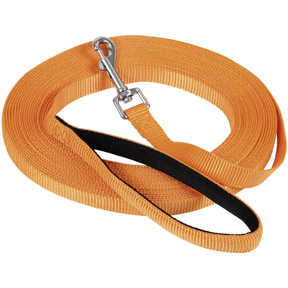 Suchleine MIAMI mit Softgriff orange 10m/20mm 