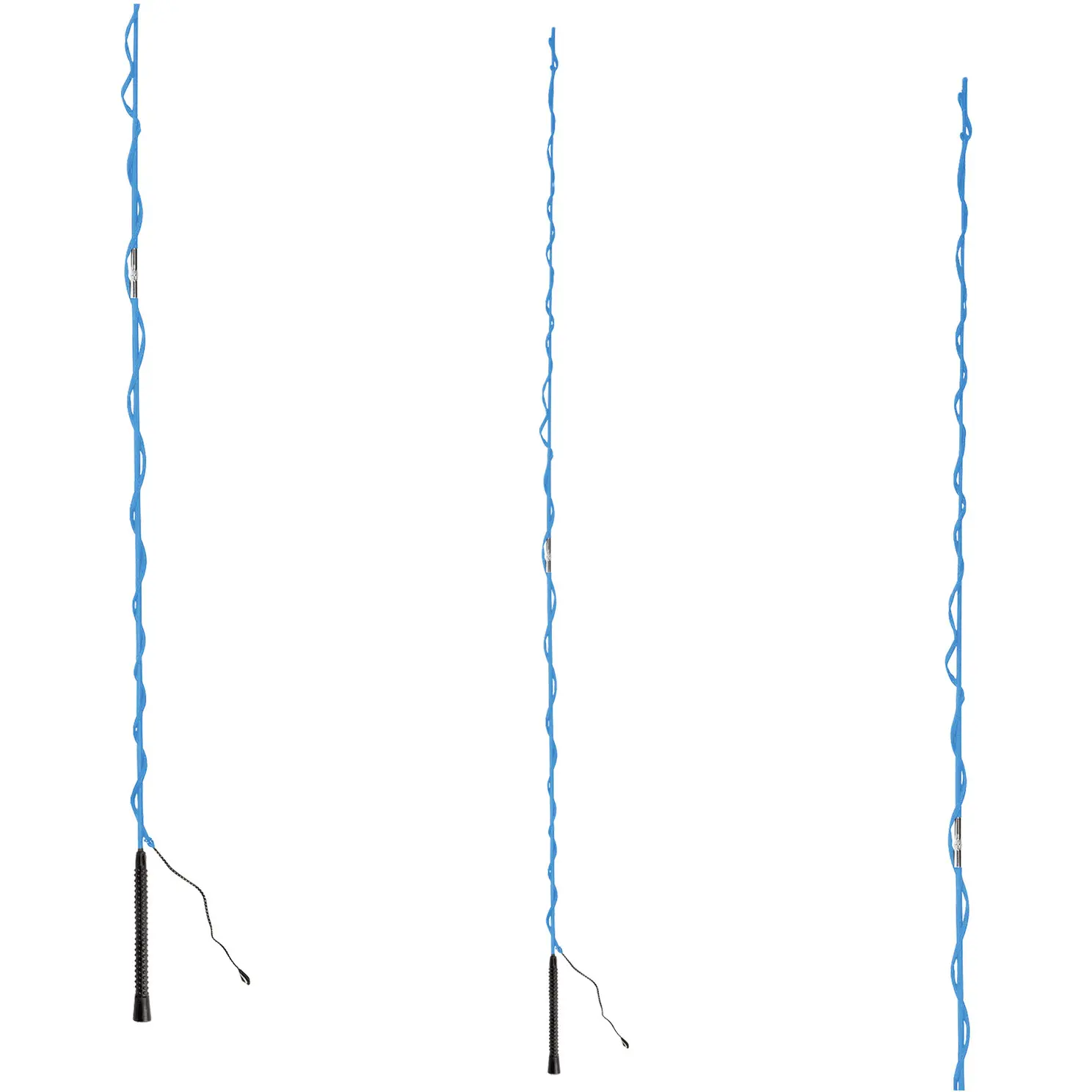 Longierpeitsche zerlegbar ohne Wirbel azurblau Longierpeitsche zerlegbar ohne Wirbel azurblau