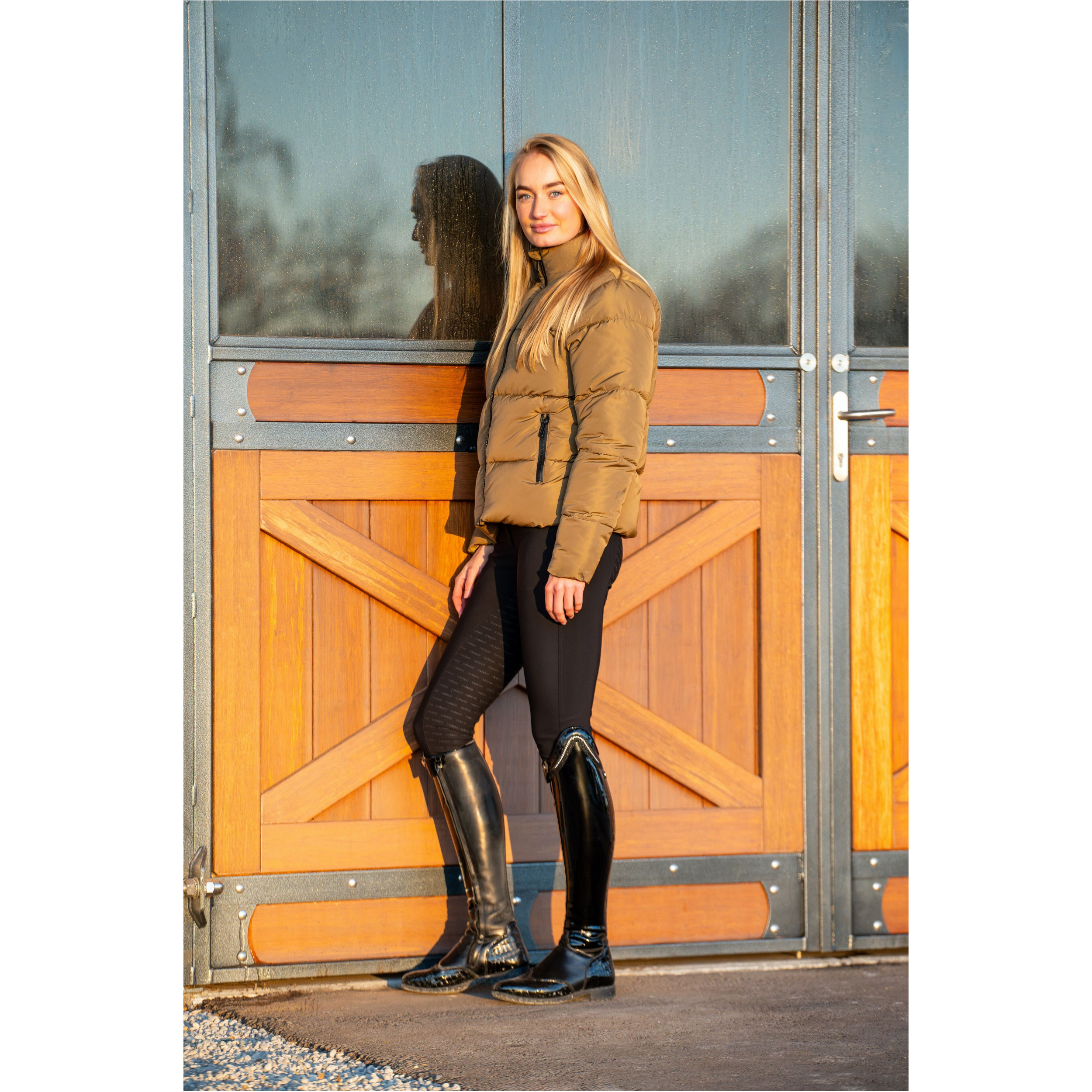 Damen Reithose Silikon Vollbesatz RACHEL schwarz