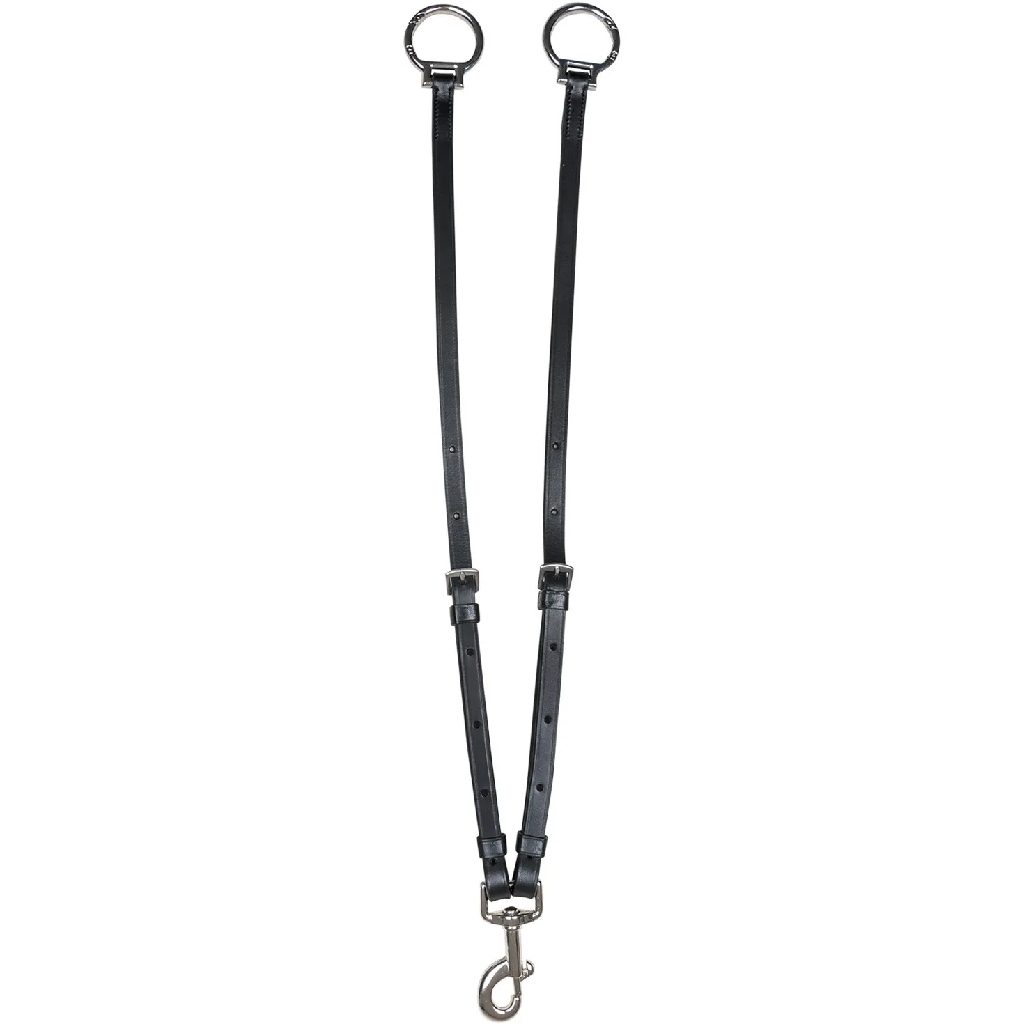 Martingalgabel mit Snap-Ringen X-Line schwarz