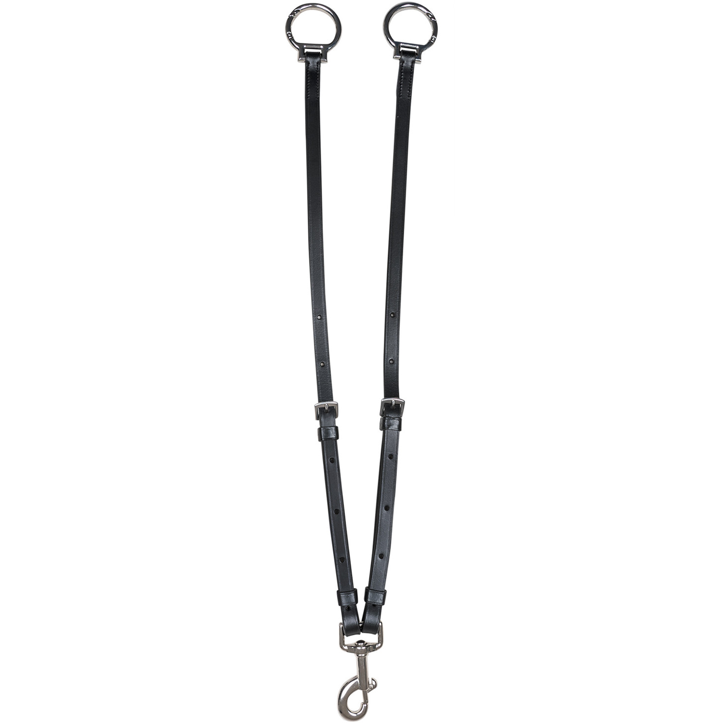 Martingalgabel mit Snap-Ringen X-Line schwarz