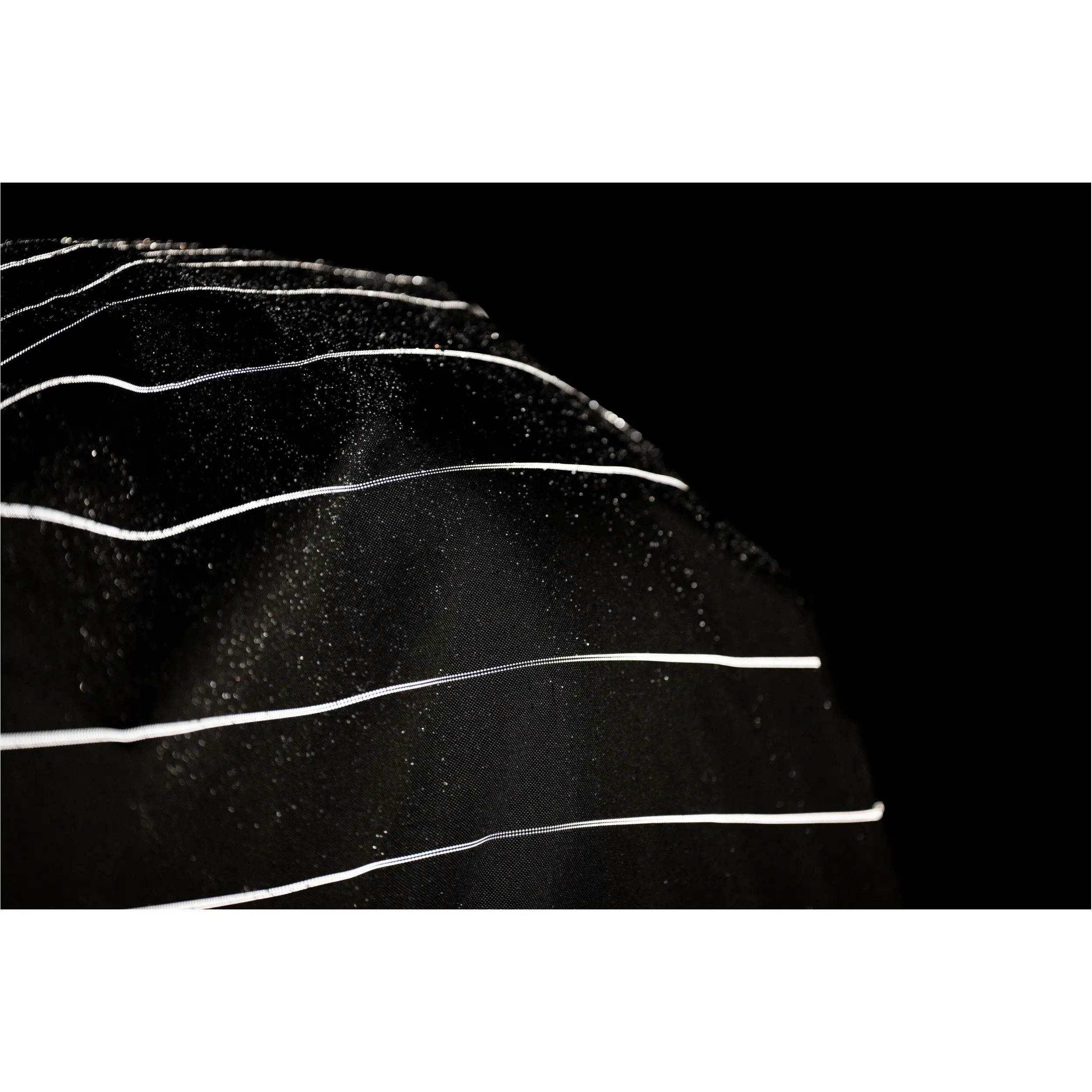 Outdoordecke Halsteil (abnehmbar) 50g Füllung 1200D AMIGO FieldSafe Reflectech Plus black/reflective