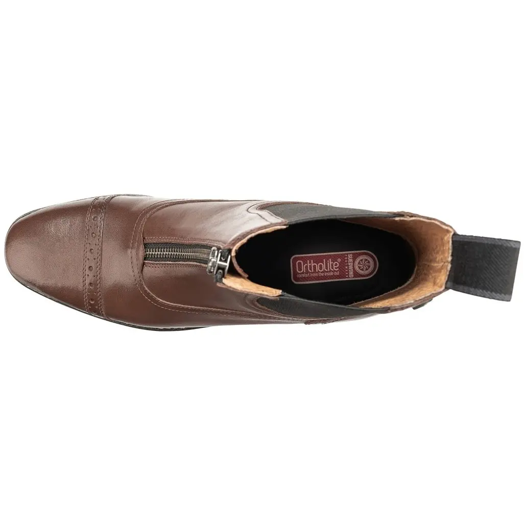 Reitstiefeletten FLORENTINA FZ Echtleder braun