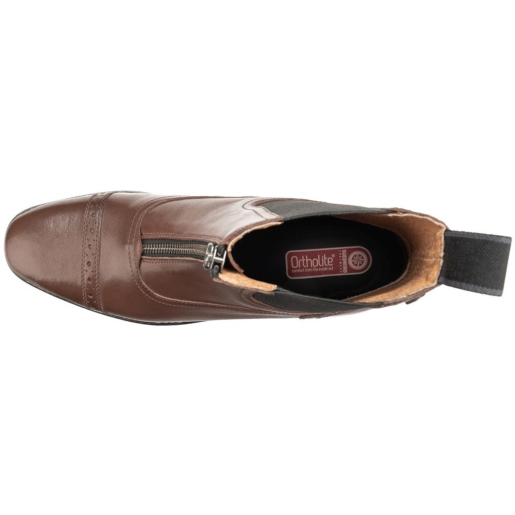 Reitstiefeletten FLORENTINA FZ Echtleder braun