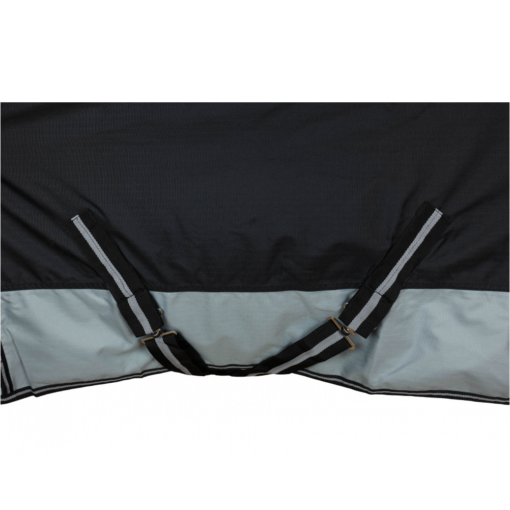 Weidedecke Polarfleece 600D BASICLINE schwarz/grau