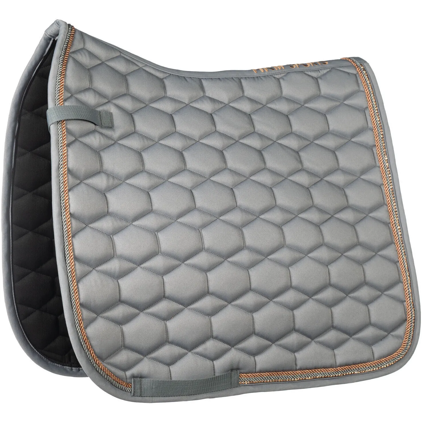 Schabracke ROSEGOLD GLAMOUR STYLE grau/rosegold
