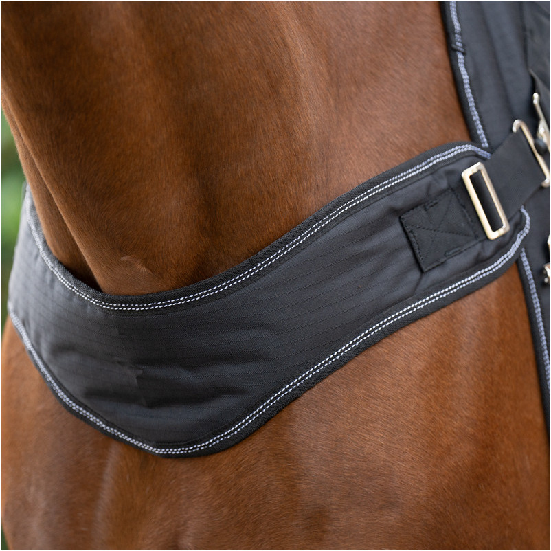Outdoor- und Führanlagendecke 200g HALIFAX 2in1 schwarz/schwarz-weiß