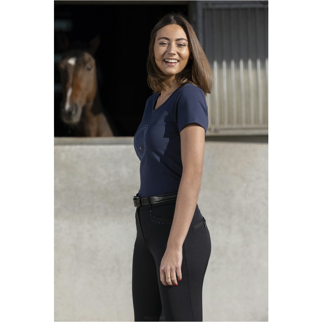 Damen T-Shirt ANNA marineblau