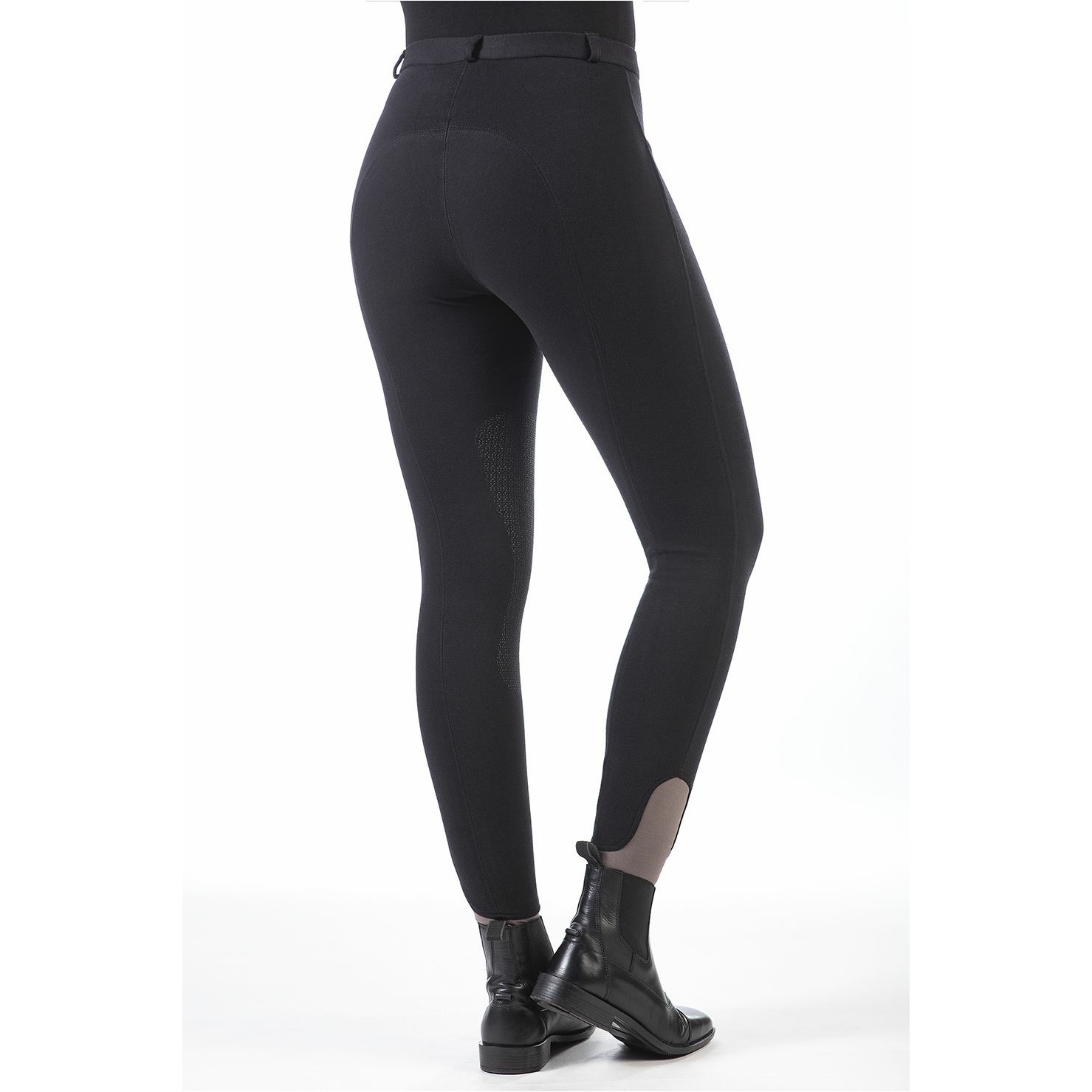 Damen Reithose Silikon Kniebesatz KATE schwarz