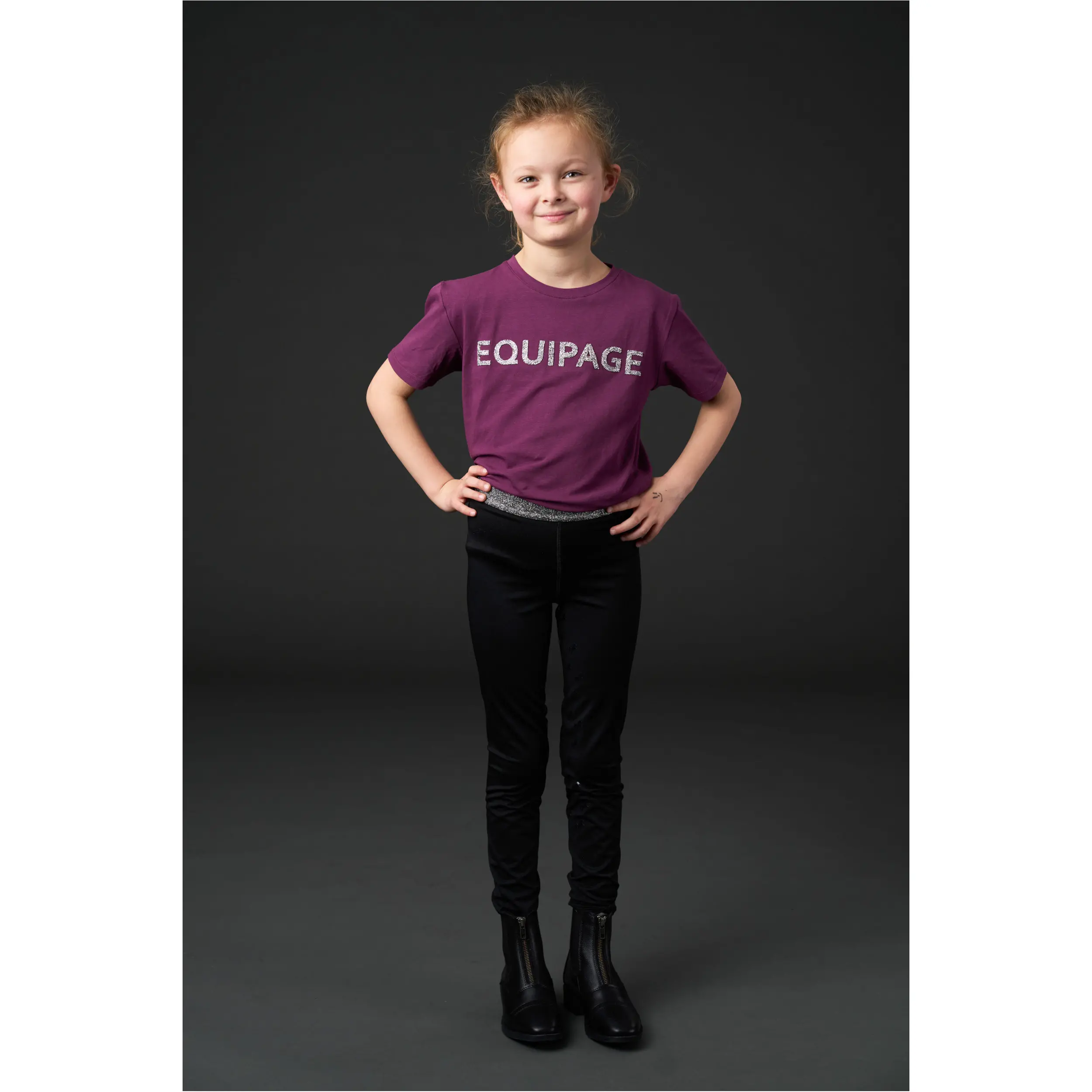 Kinder Reitleggings Silikon Vollbesatz MAGGIE schwarz Kinder Reitleggings Silikon Vollbesatz MAGGIE schwarz