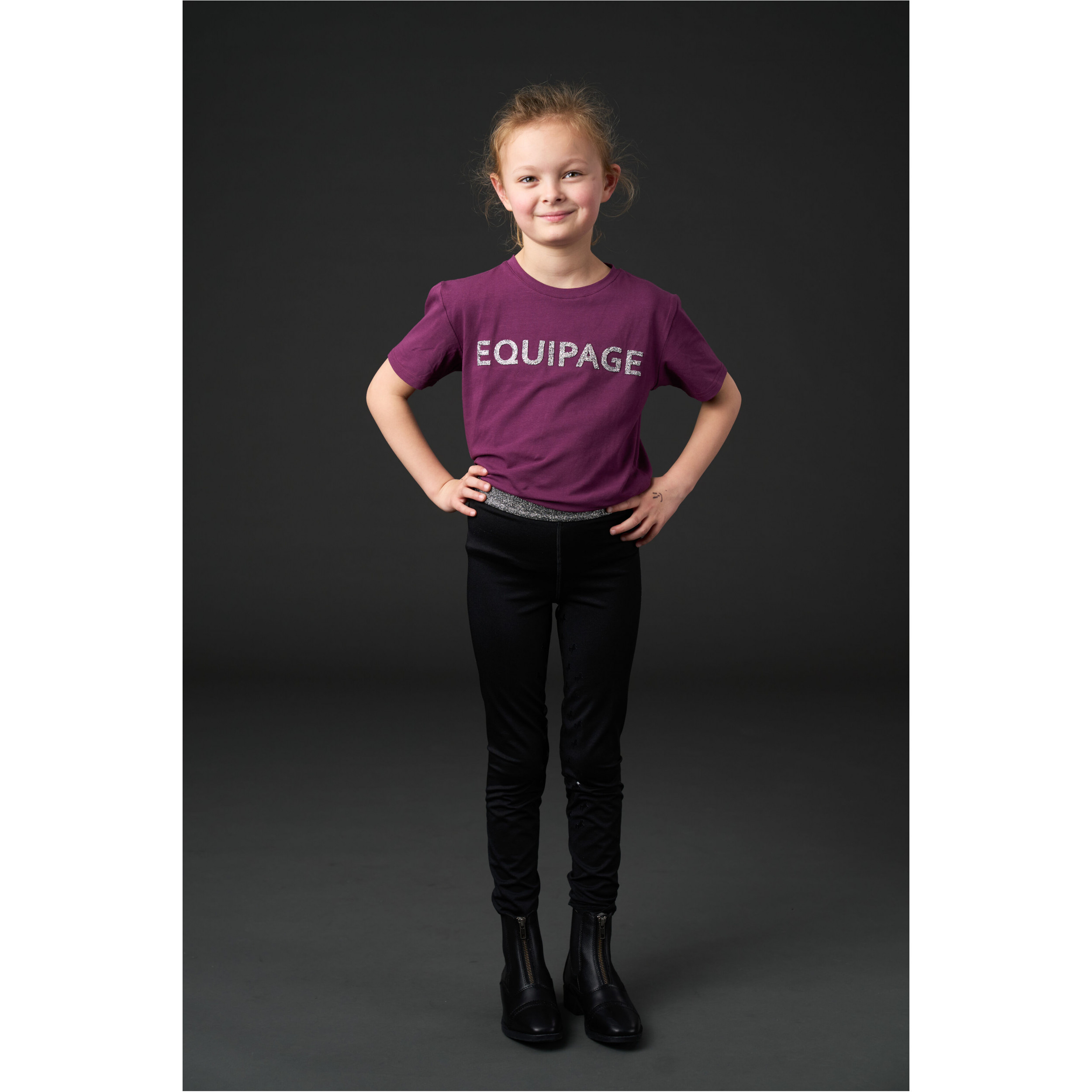Kinder Reitleggings Silikon Vollbesatz MAGGIE schwarz Kinder Reitleggings Silikon Vollbesatz MAGGIE schwarz