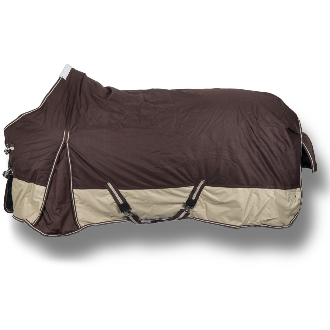 Winterdecke 200g Füllung 600D BASICLINE braun/beige - Posten