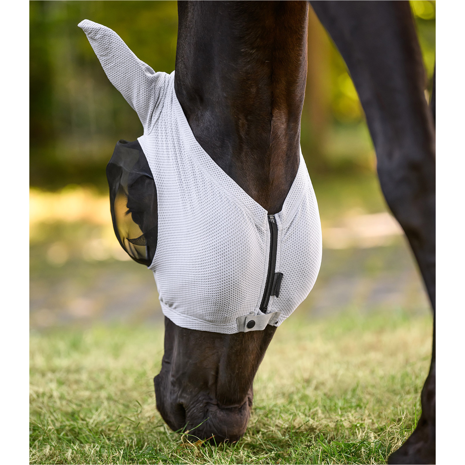 Fliegenmaske PUCK BREATH silbergrau Fliegenmaske PUCK BREATH silbergrau