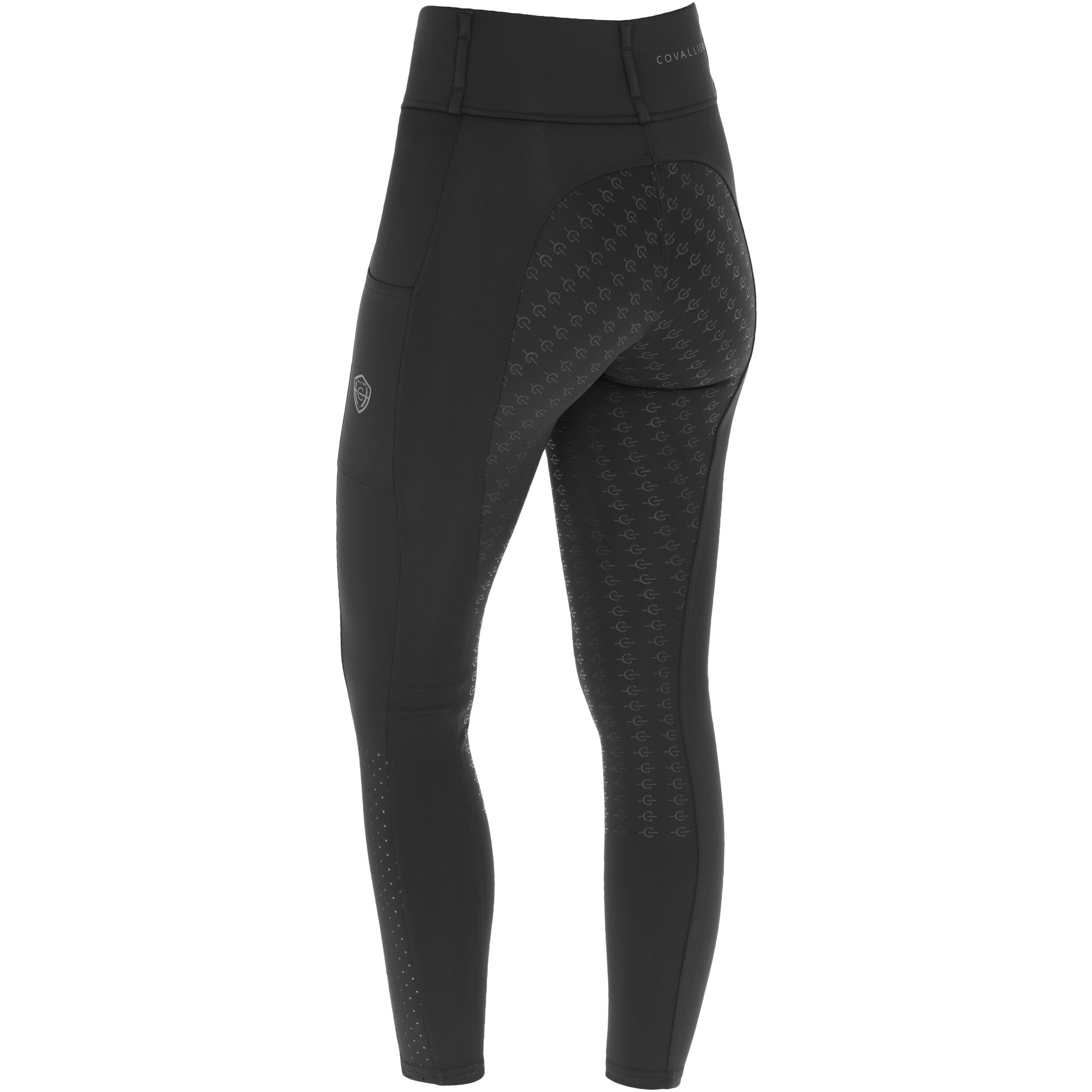 Damen Reitleggings Silikon Vollbesatz COMPRESSION F/S 2025 black