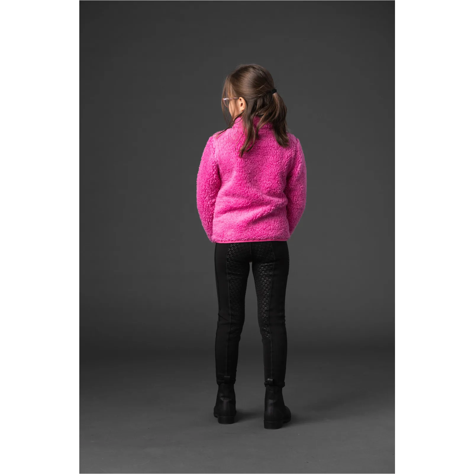 Winter Kinder Reitleggings Silikon Vollbesatz SOPHIA schwarz