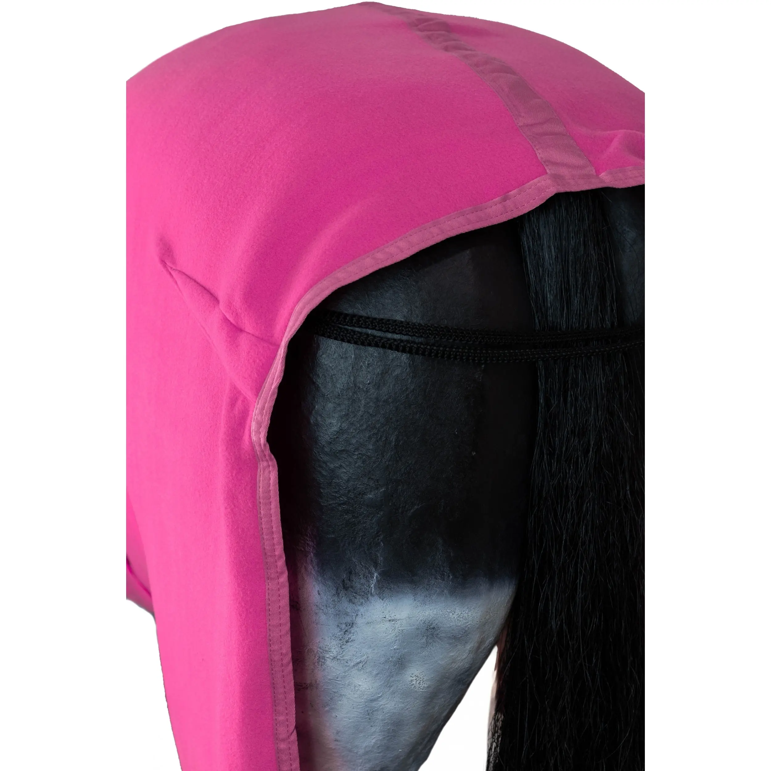Abschwitzdecke mit Kreuzgurt BASICLINE neon pink