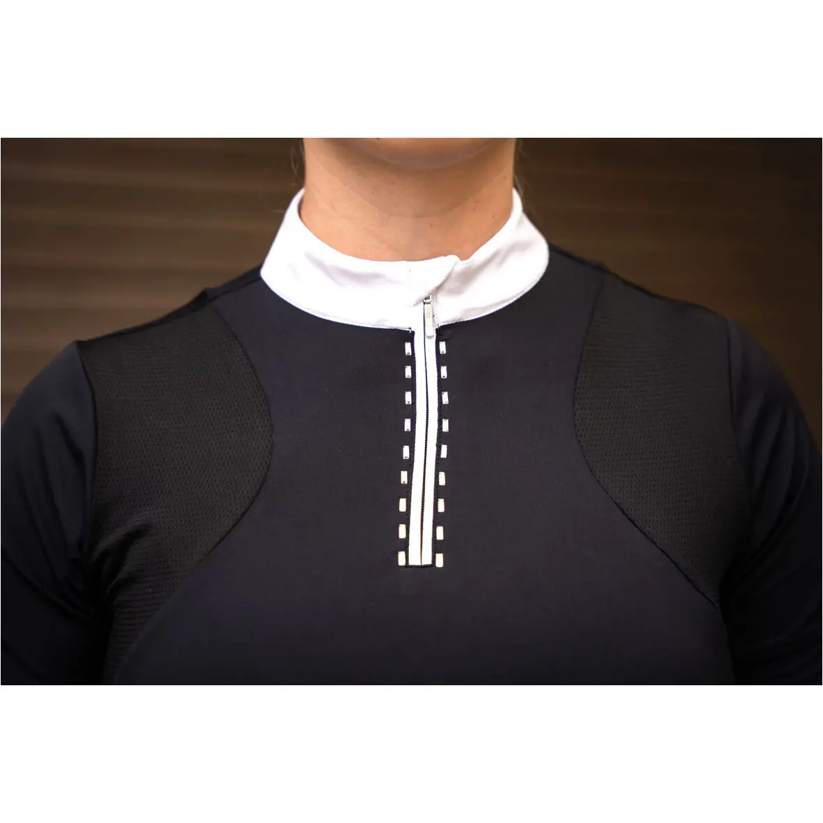 Damen Turniershirt GLAM schwarz