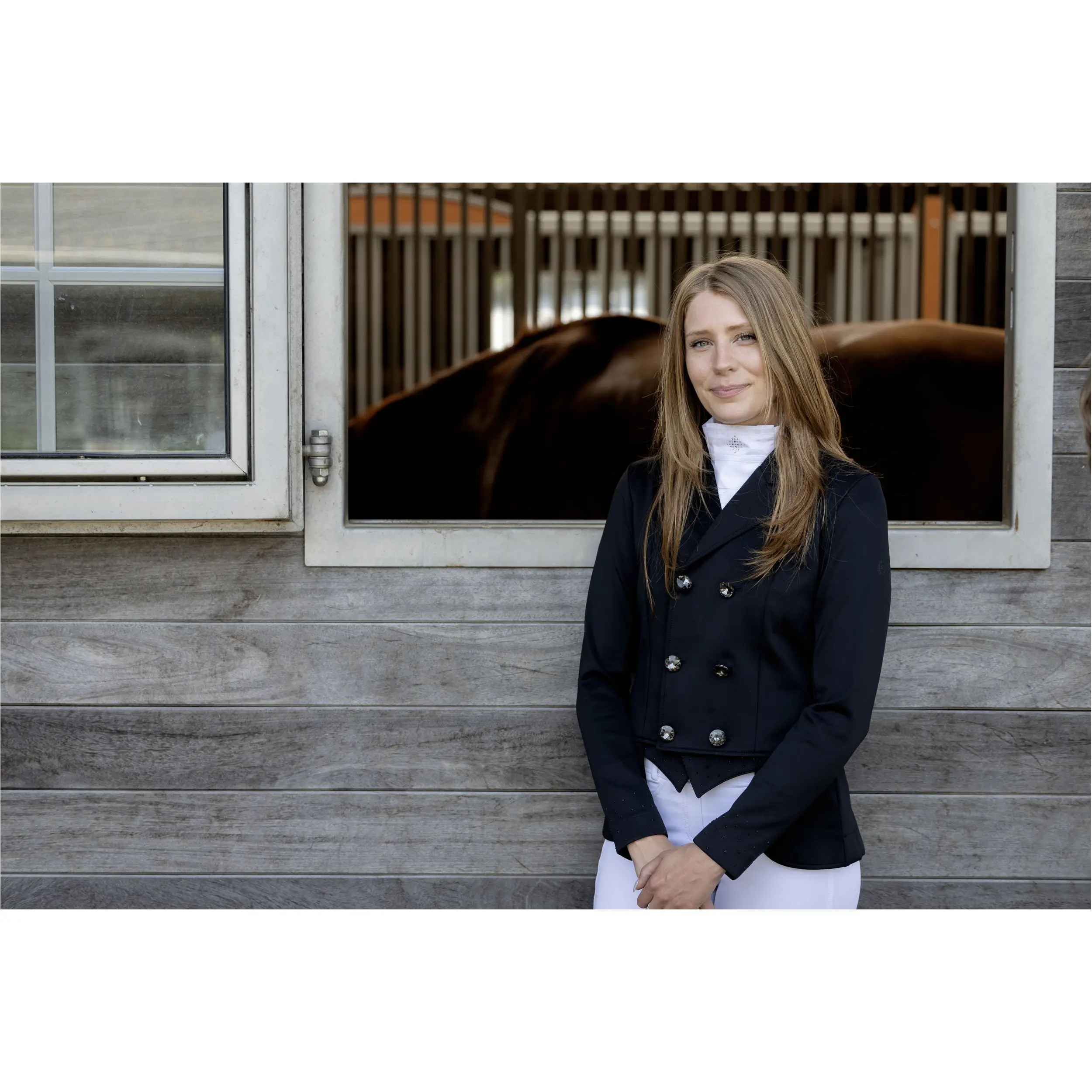 Damen Turnierjacket ANDREA schwarz