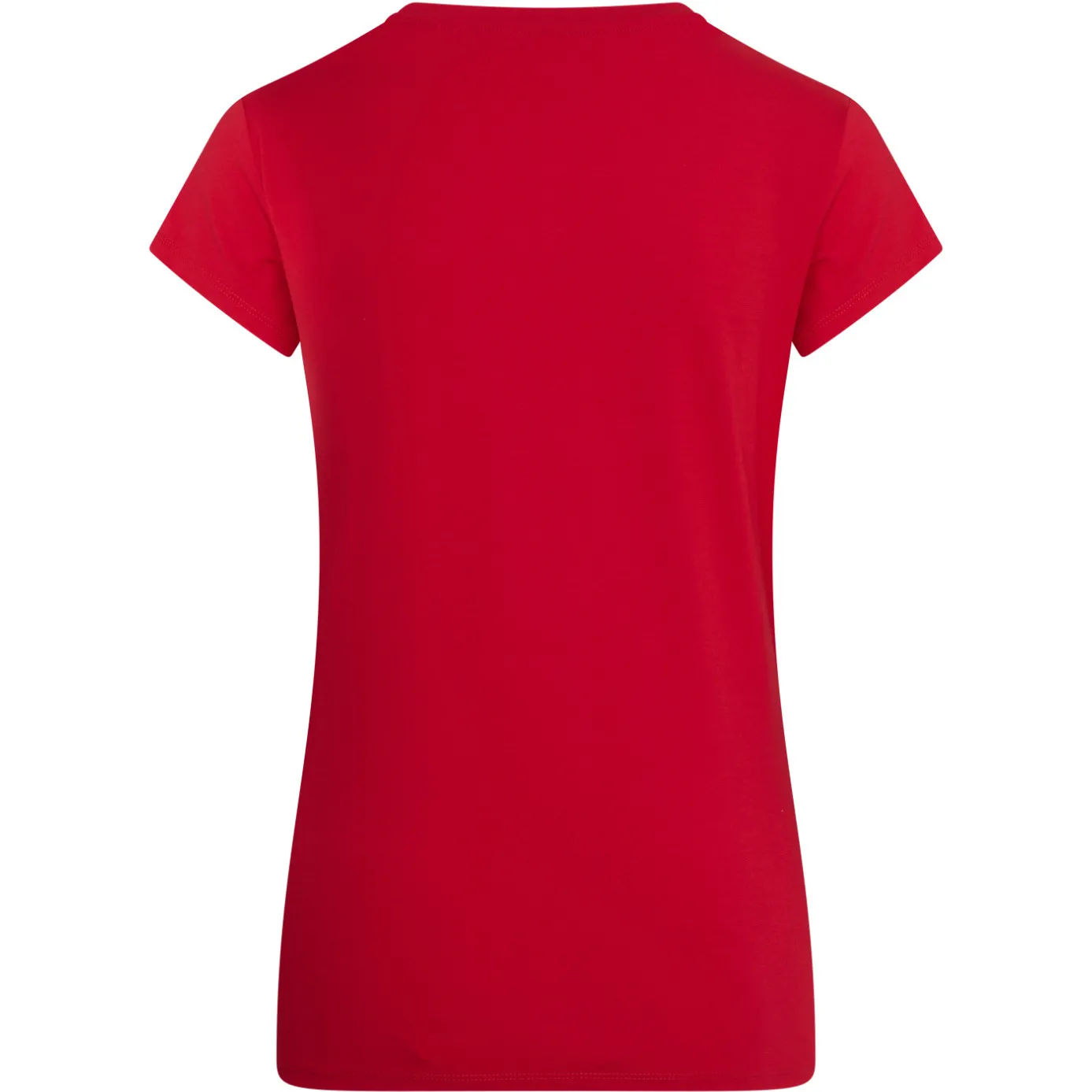 Damen T-Shirt IRHPreppy Star tango rot
