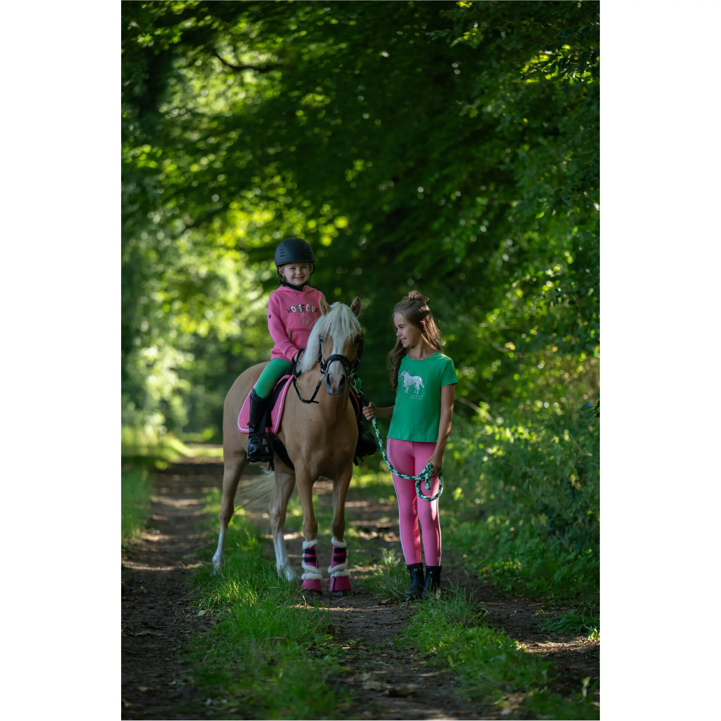 Führstrick mit Karabinerhaken MAUI grün/navy/weiß Führstrick mit Karabinerhaken MAUI grün/navy/weiß