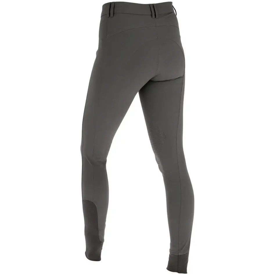 Damen Reithose Silikon Kniebesatz BALI grau