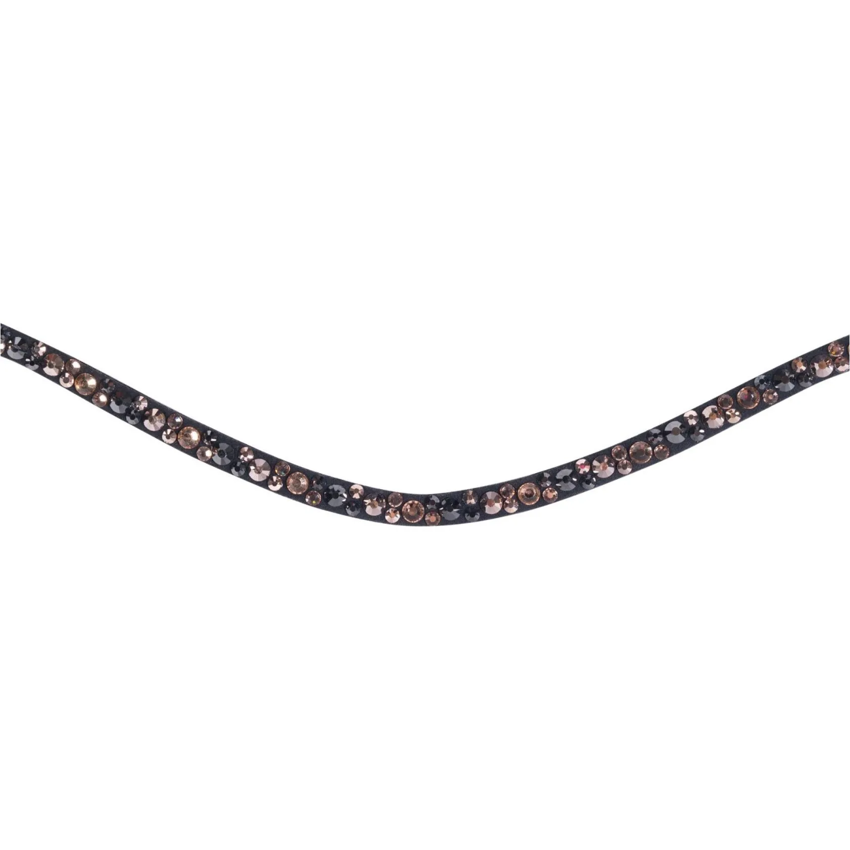 Stirnband ROSEGOLD GLAMOUR STYLE braun/rosegold