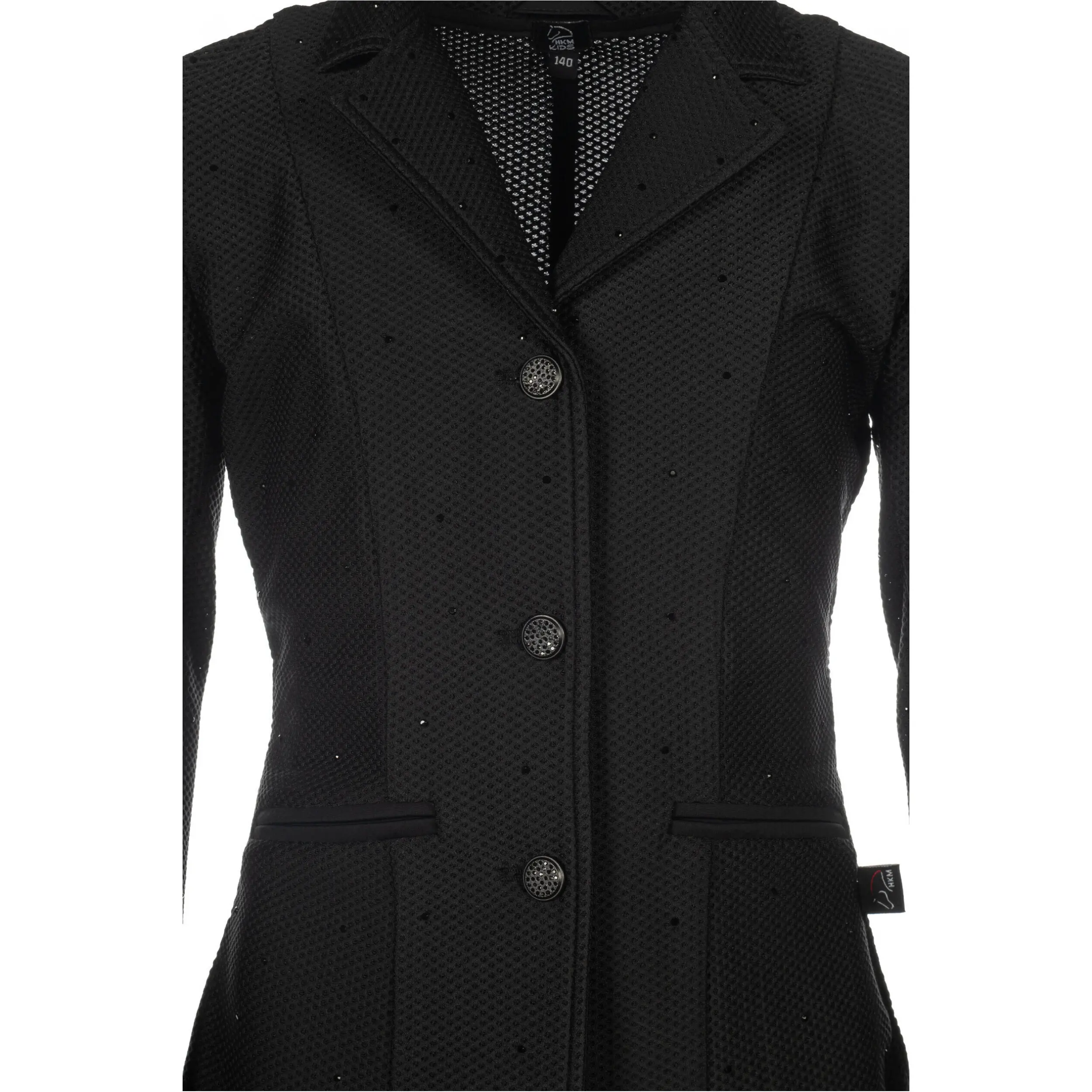 Kinder Turnierjacket CRYSTAL KIDS schwarz
