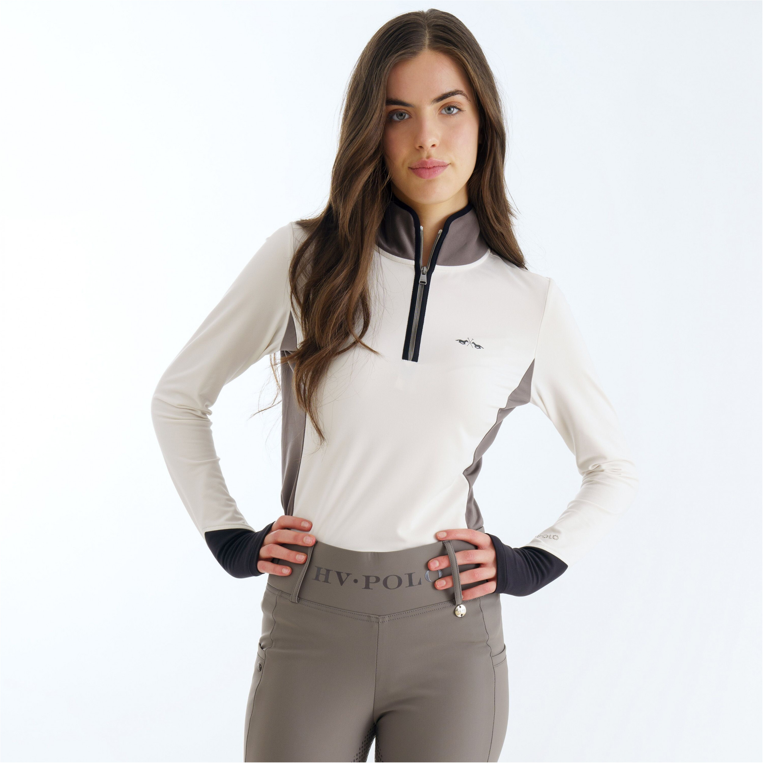 Damen Funktionsshirt HVPLavinia ivory