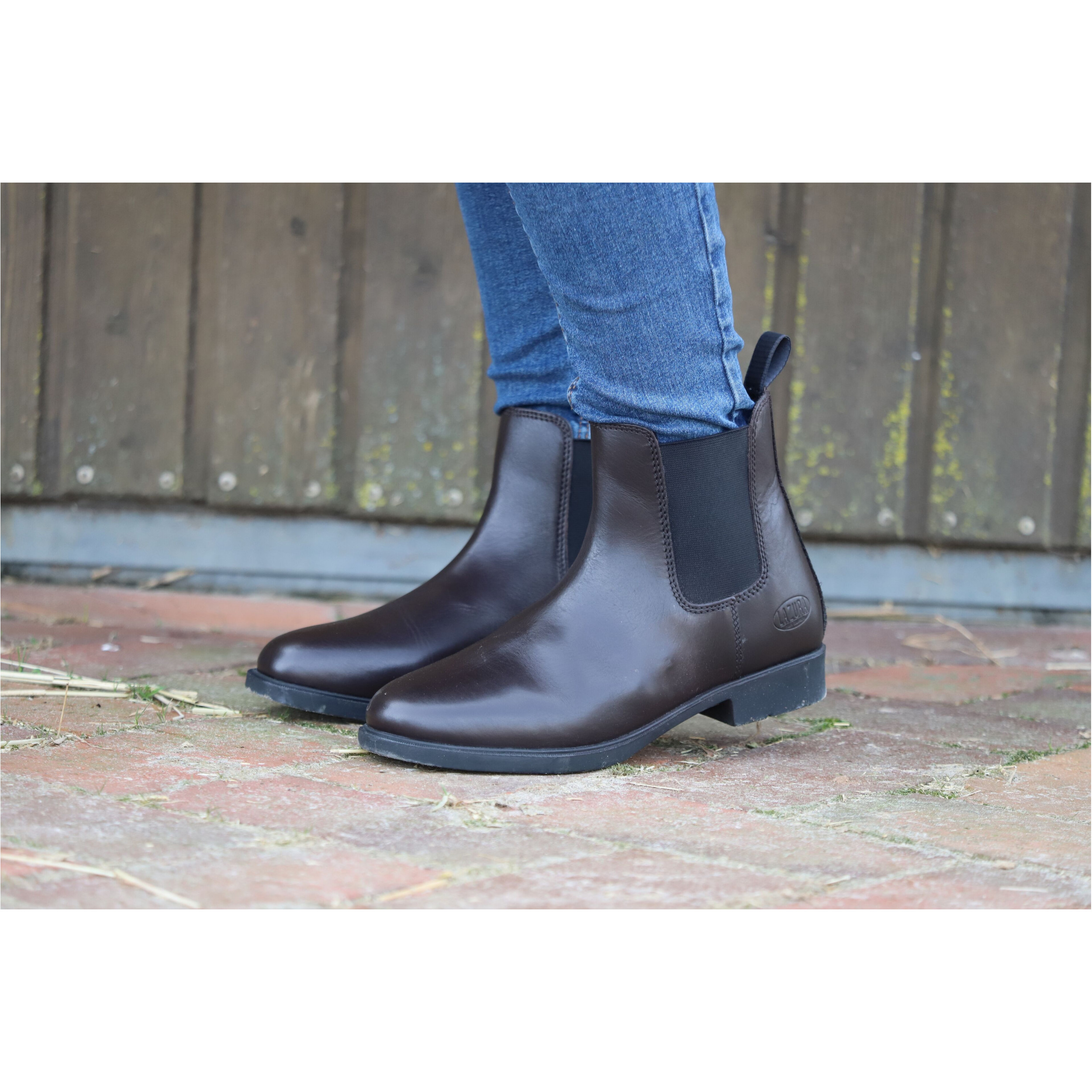 Jodhpur Reitstiefeletten CLASSIC Echtleder braun