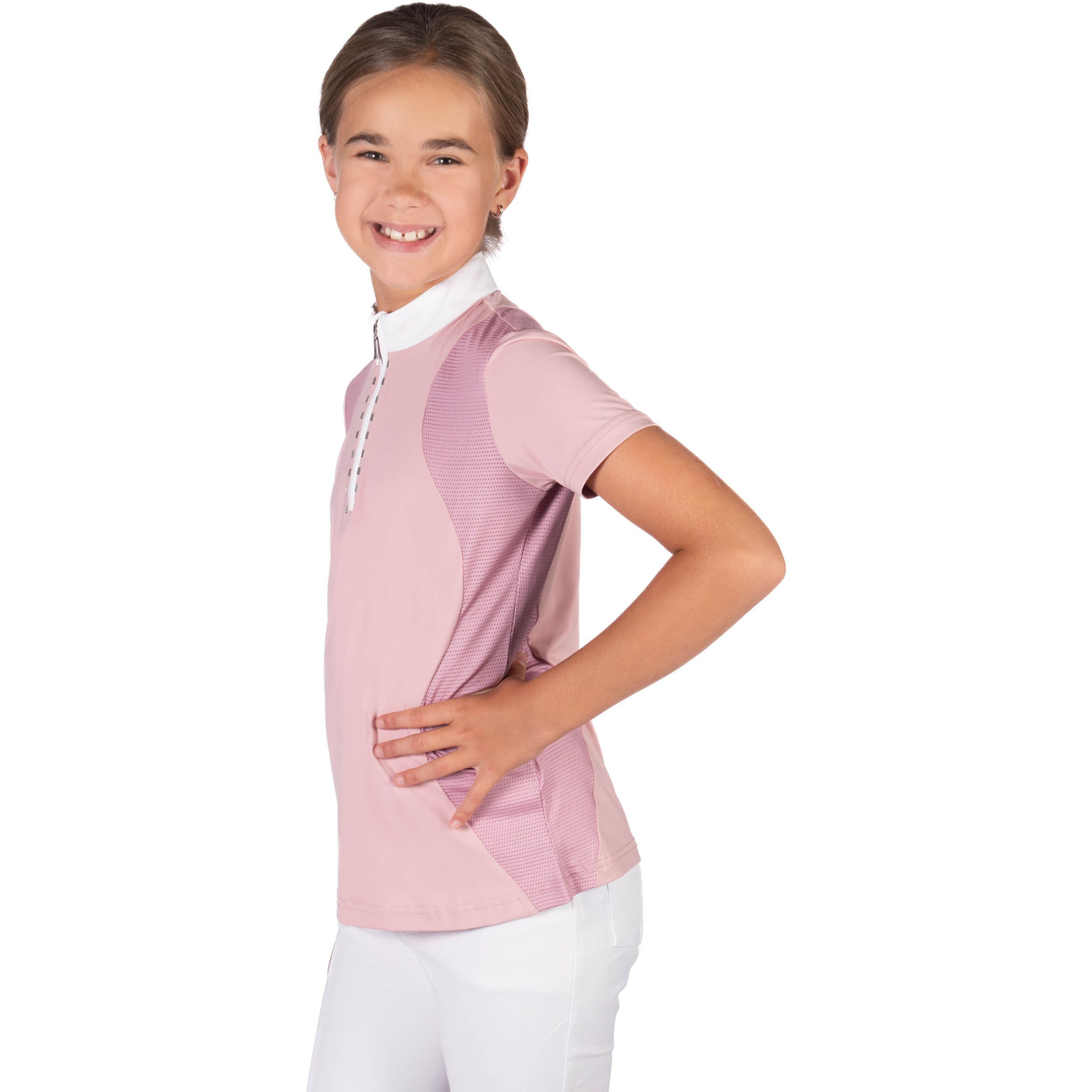 Kinder Turniershirt GLAM KIDS altrosa