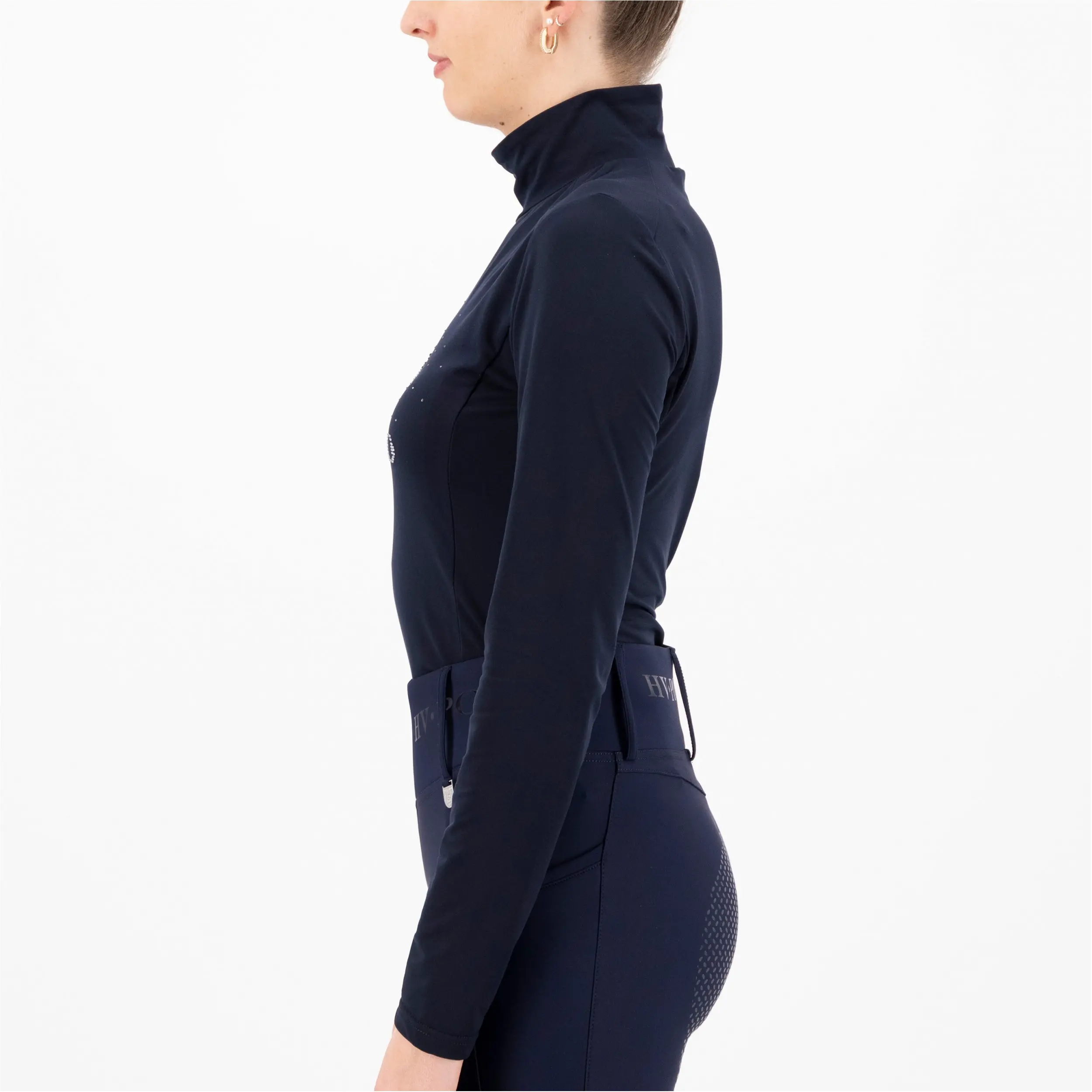 Damen Rollkragenpullover HVPDesray navy