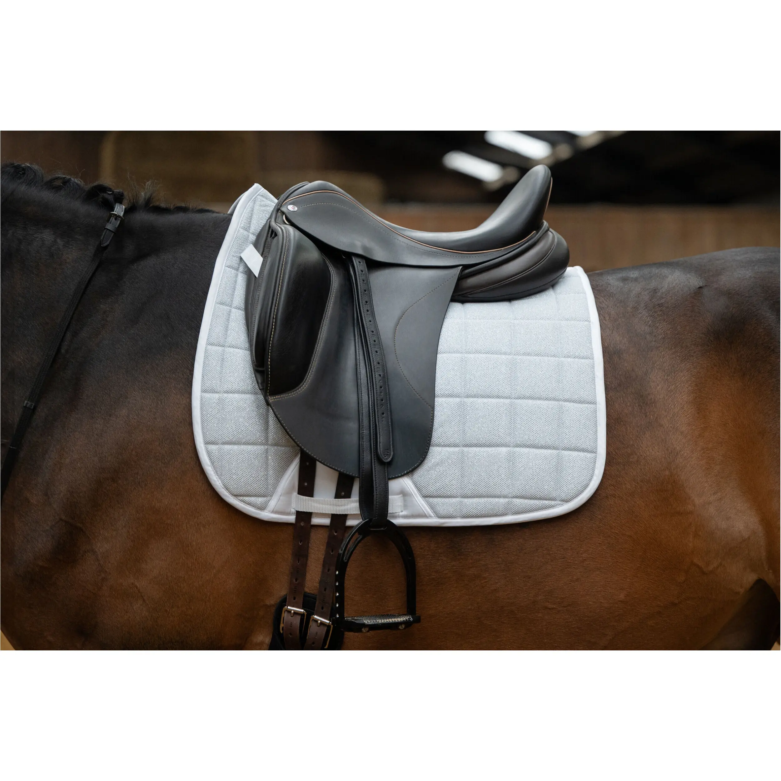 Schabracke GLITTER MESH STYLE weiß Schabracke GLITTER MESH STYLE weiß