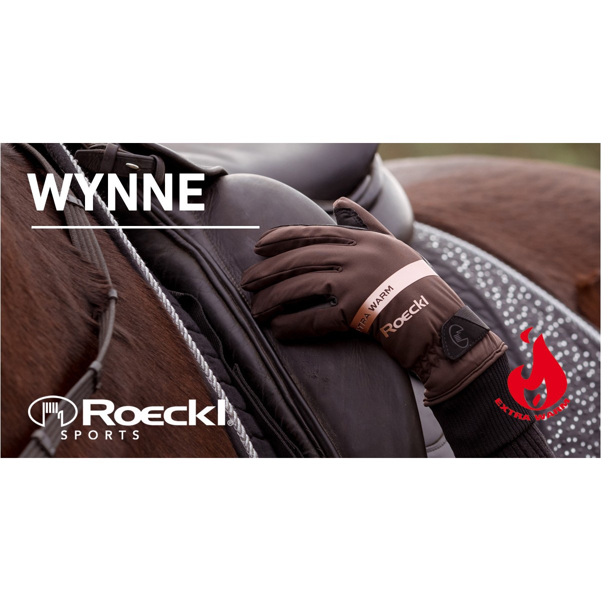 Winter Reithandschuhe WYNNE mocca
