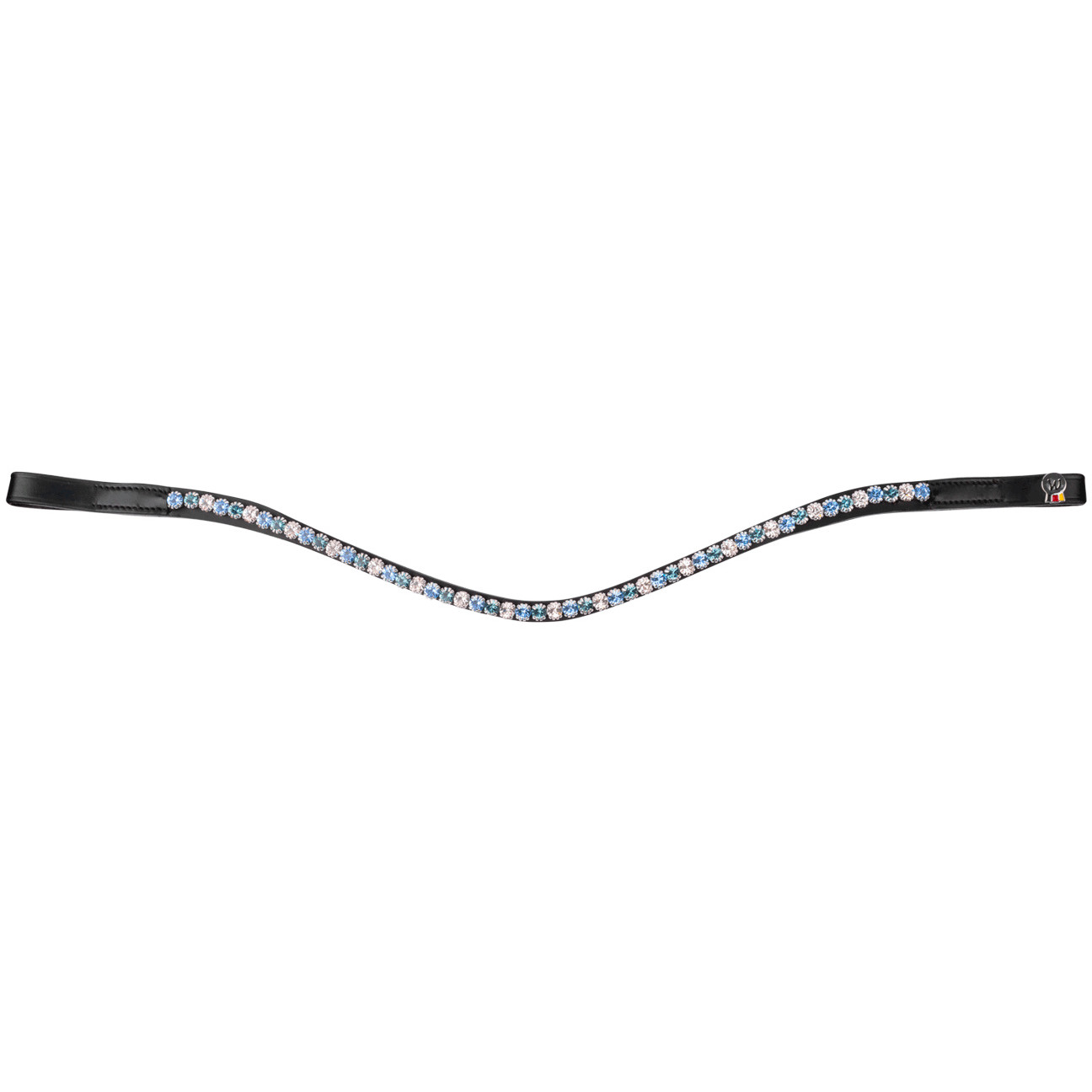 Stirnband GLAM X-Line schwarz/silberblau-petrolblau-silber Stirnband GLAM X-Line schwarz/silberblau-petrolblau-silber