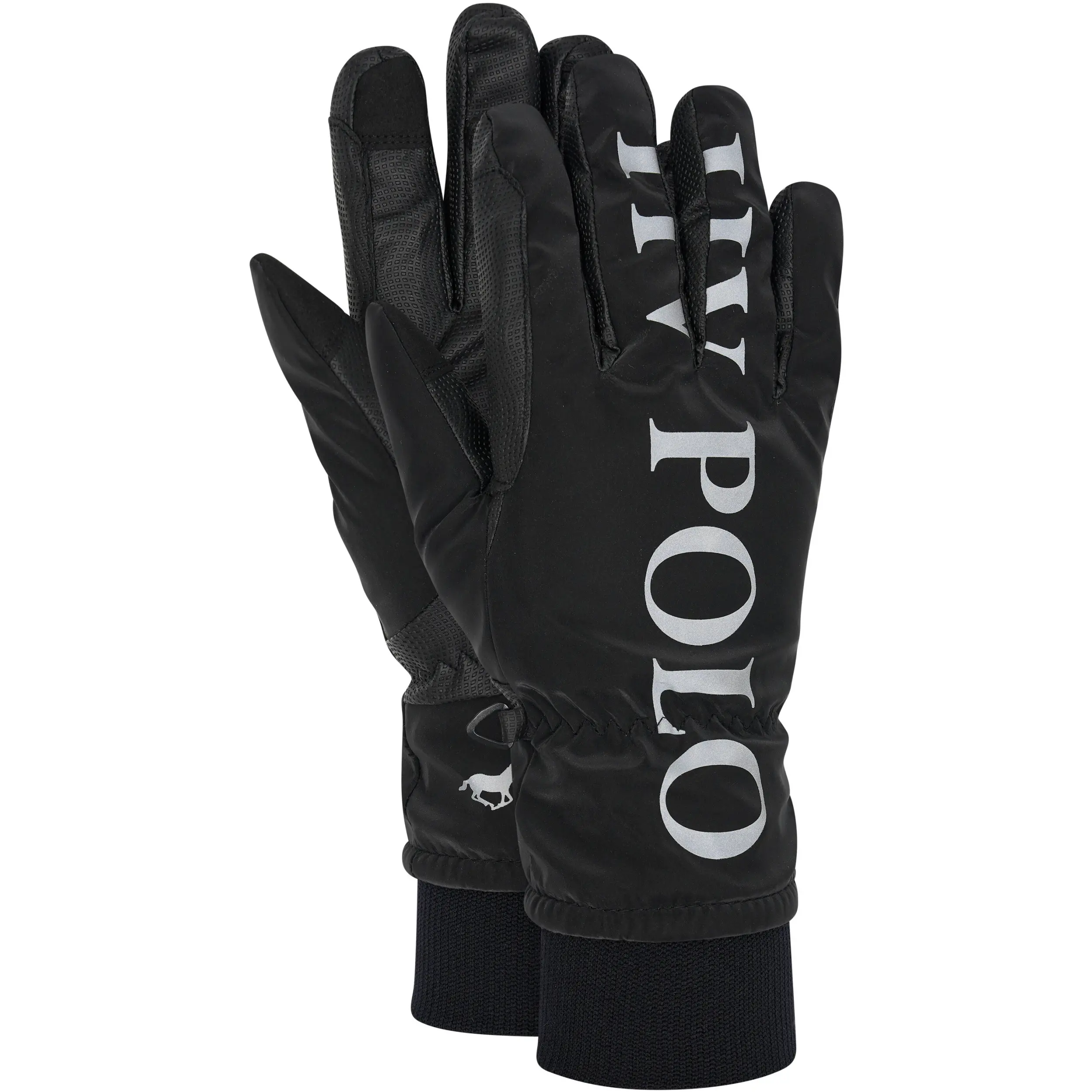 Winter Damen Reithandschuhe HVPNovie schwarz