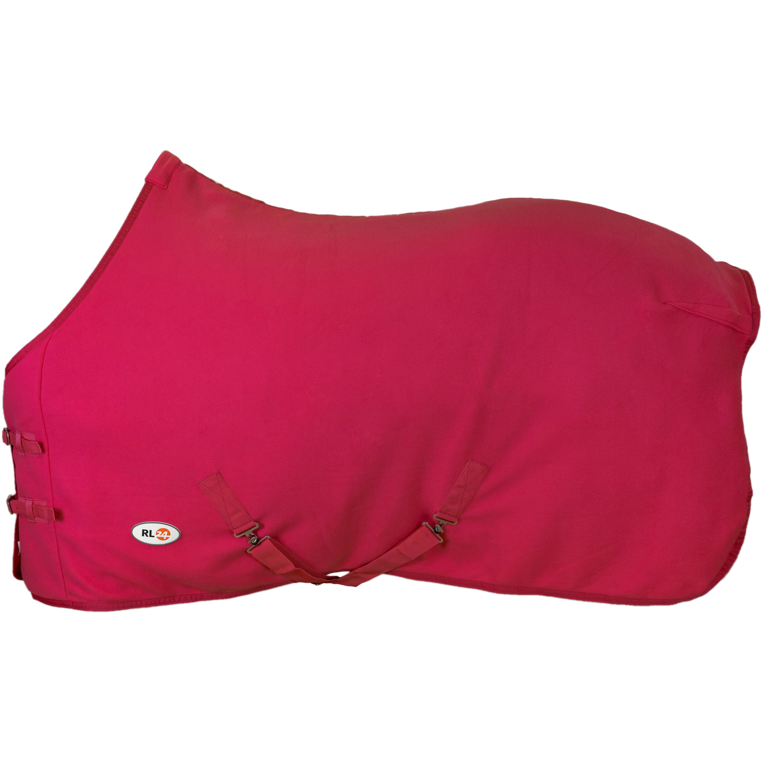 Abschwitzdecke mit Kreuzgurt BASICLINE pink
