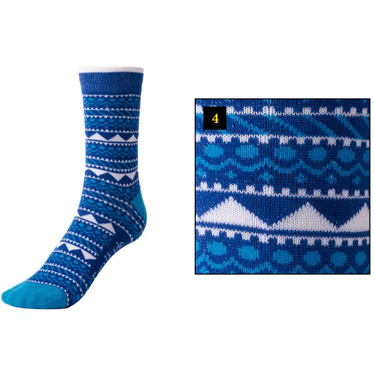 Reitsocken KAVALSOCKS CHRISTMAS SHORTIES blau/hellblau/weiß