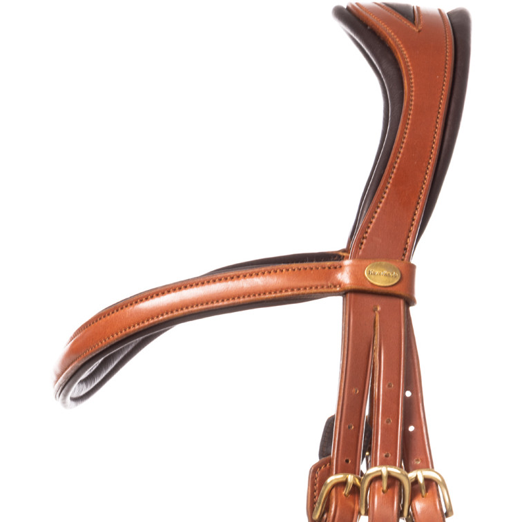 Springtrense englisch kombiniert ROBIN cognac/messing