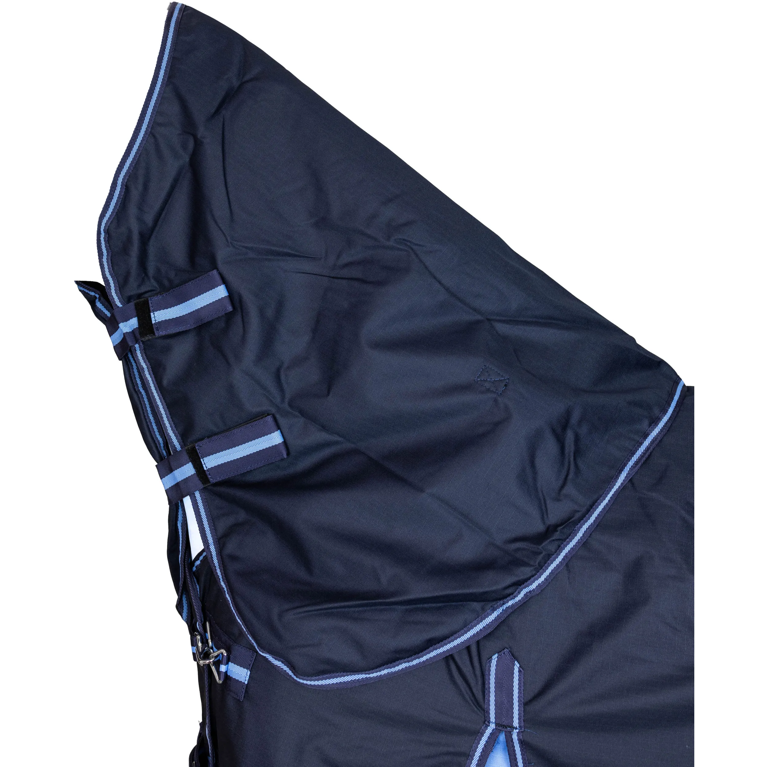Winterdecke Full Neck 100g Füllung 600D BASICLINE blau/babyblau