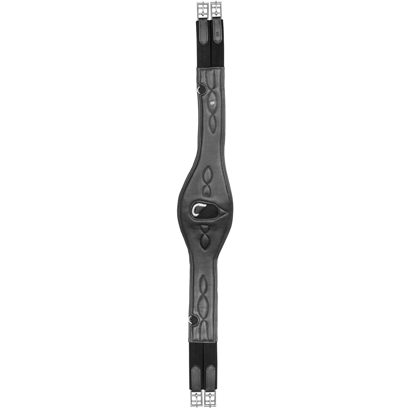 Ledersattelgurt COMFORT schwarz