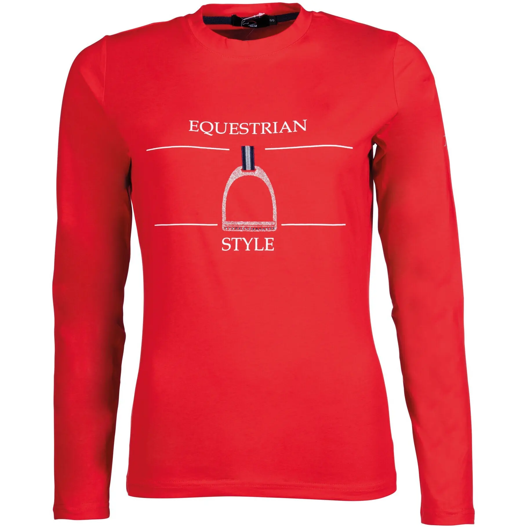 Damen Langarmshirt EQUINE SPORTS STYLE rot