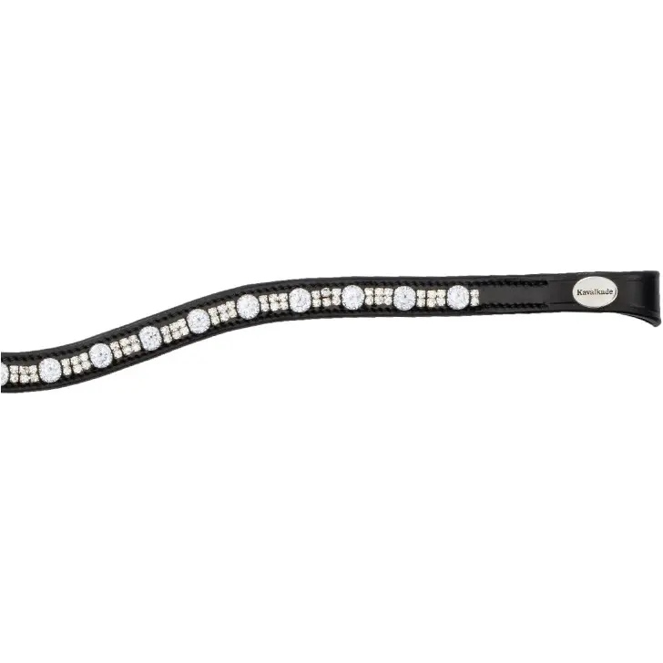 Stirnband CROWN schwarz/weiß