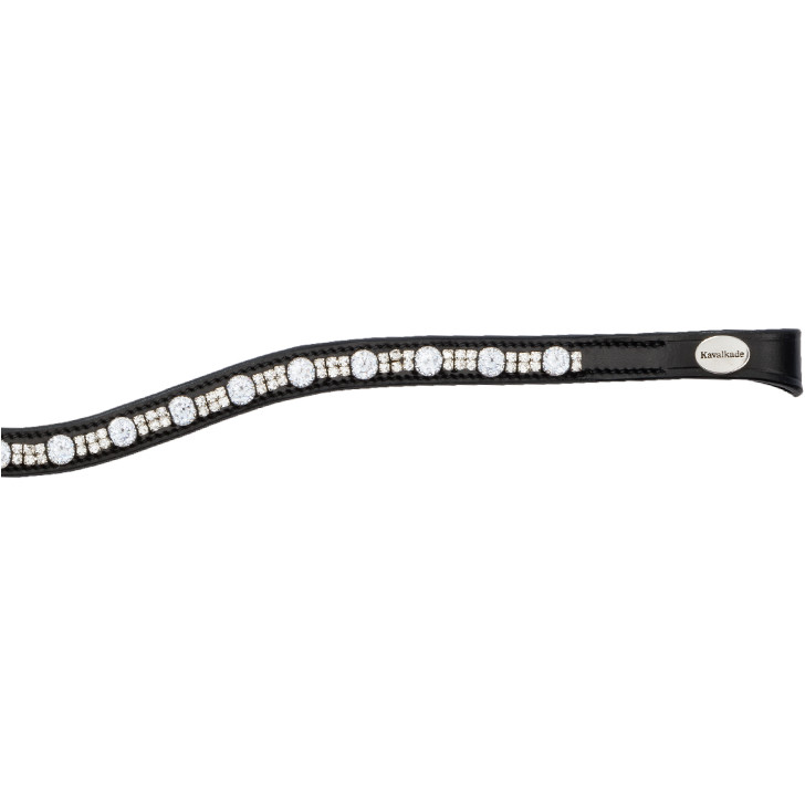 Stirnband CROWN schwarz/weiß