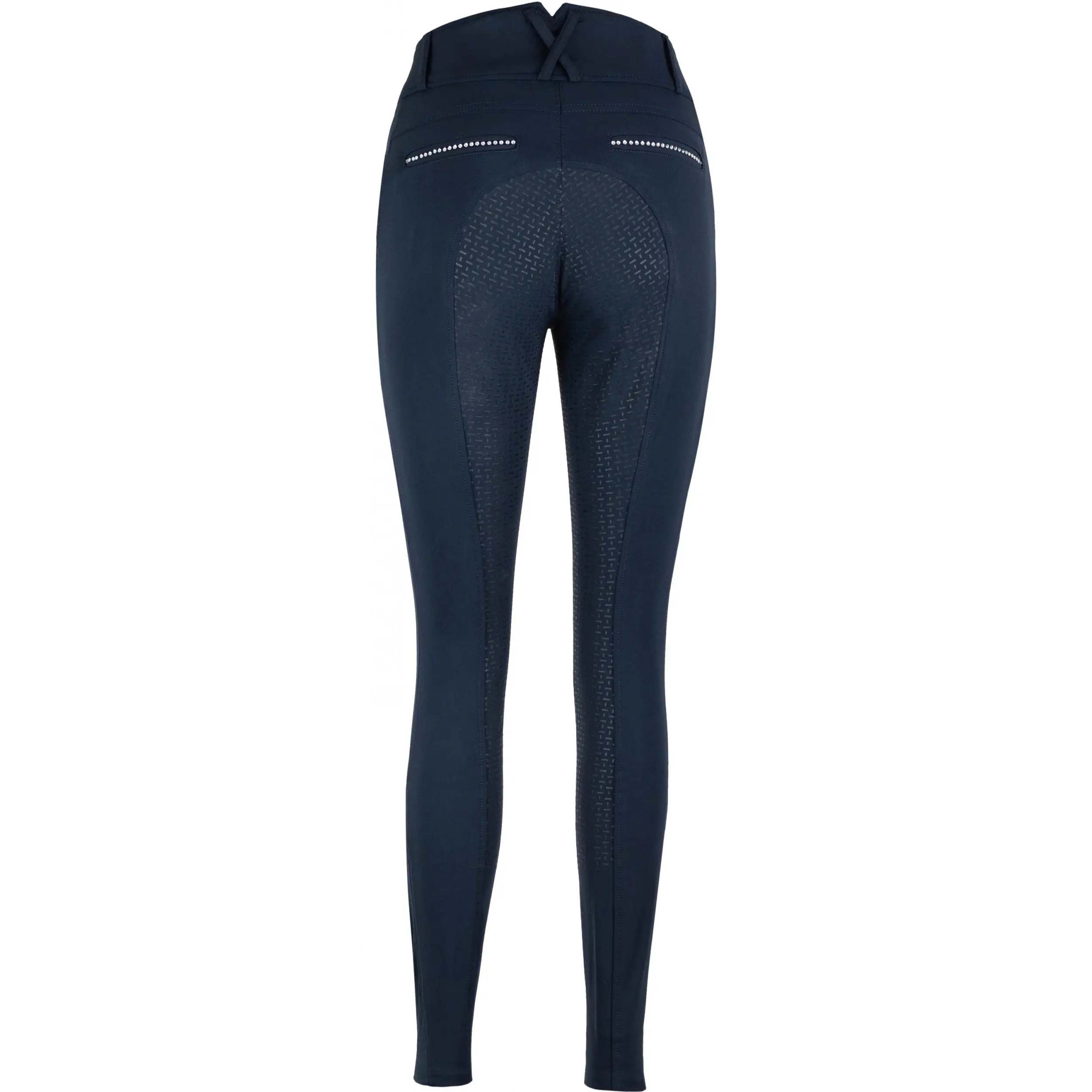 Damen Reithose Silikon Vollbesatz BREEZE dunkelblau 