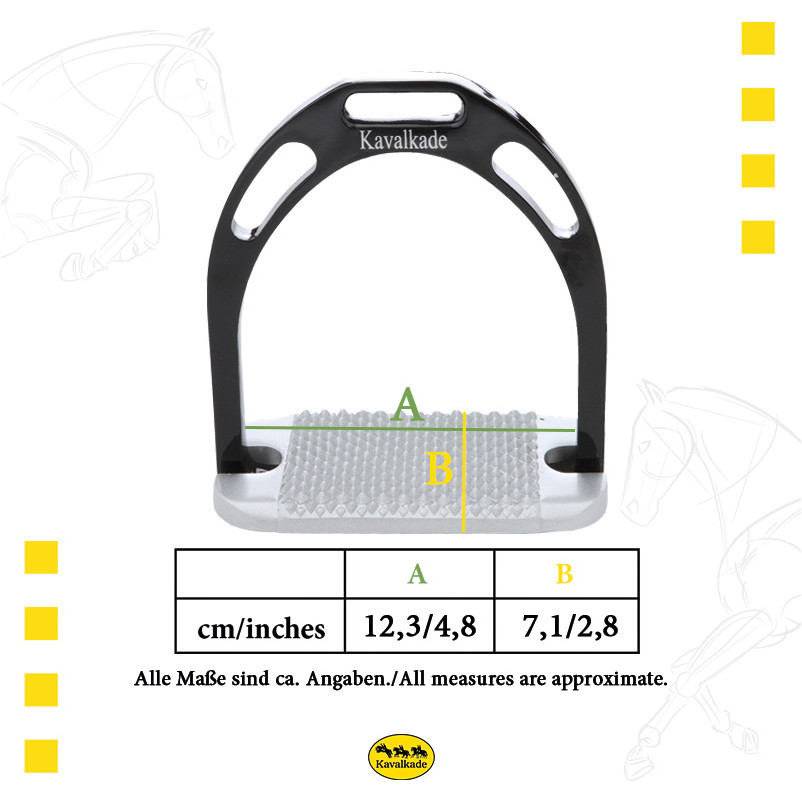 Steigbügel ALU silber