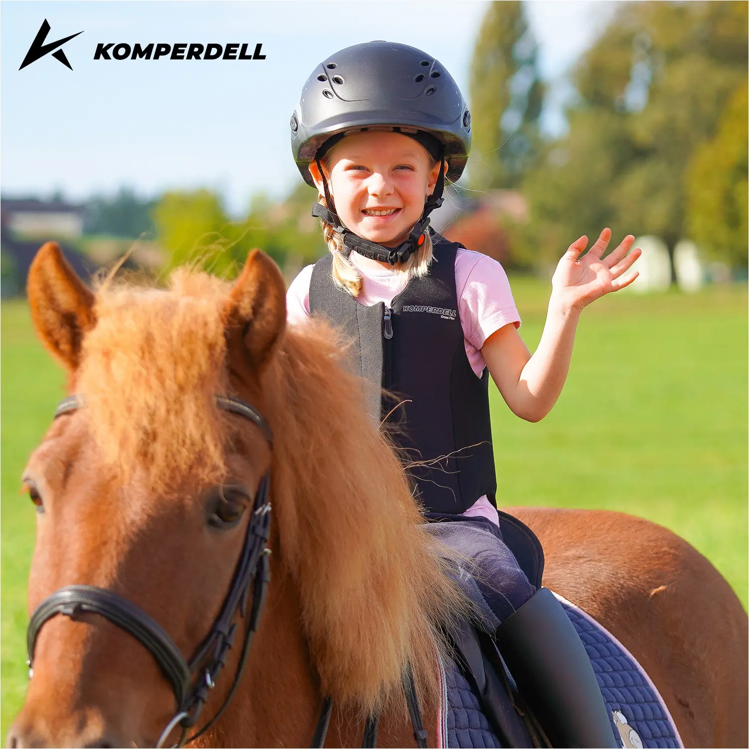 Kinder Sicherheitswetse SAFETY Vest Ultra Fit Junior schwarz