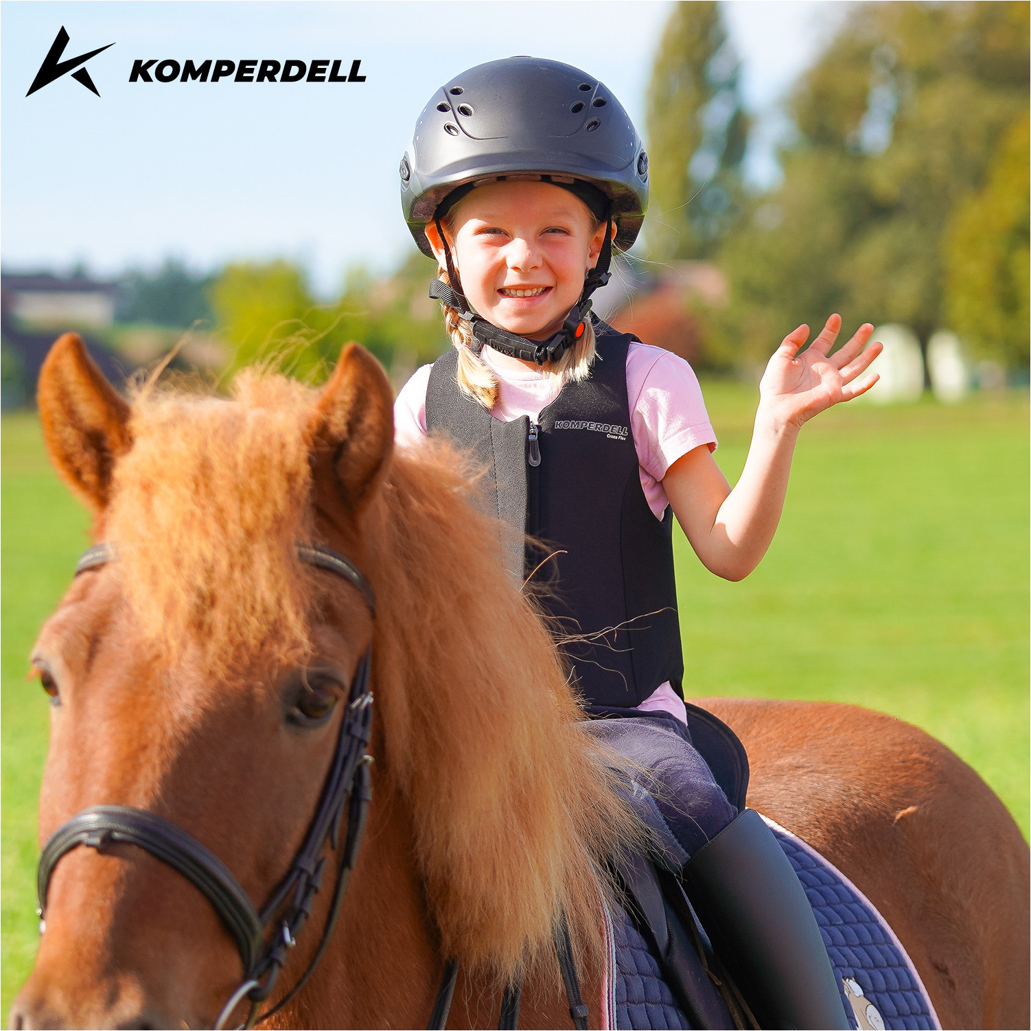 Kinder Sicherheitswetse SAFETY Vest Ultra Fit Junior schwarz