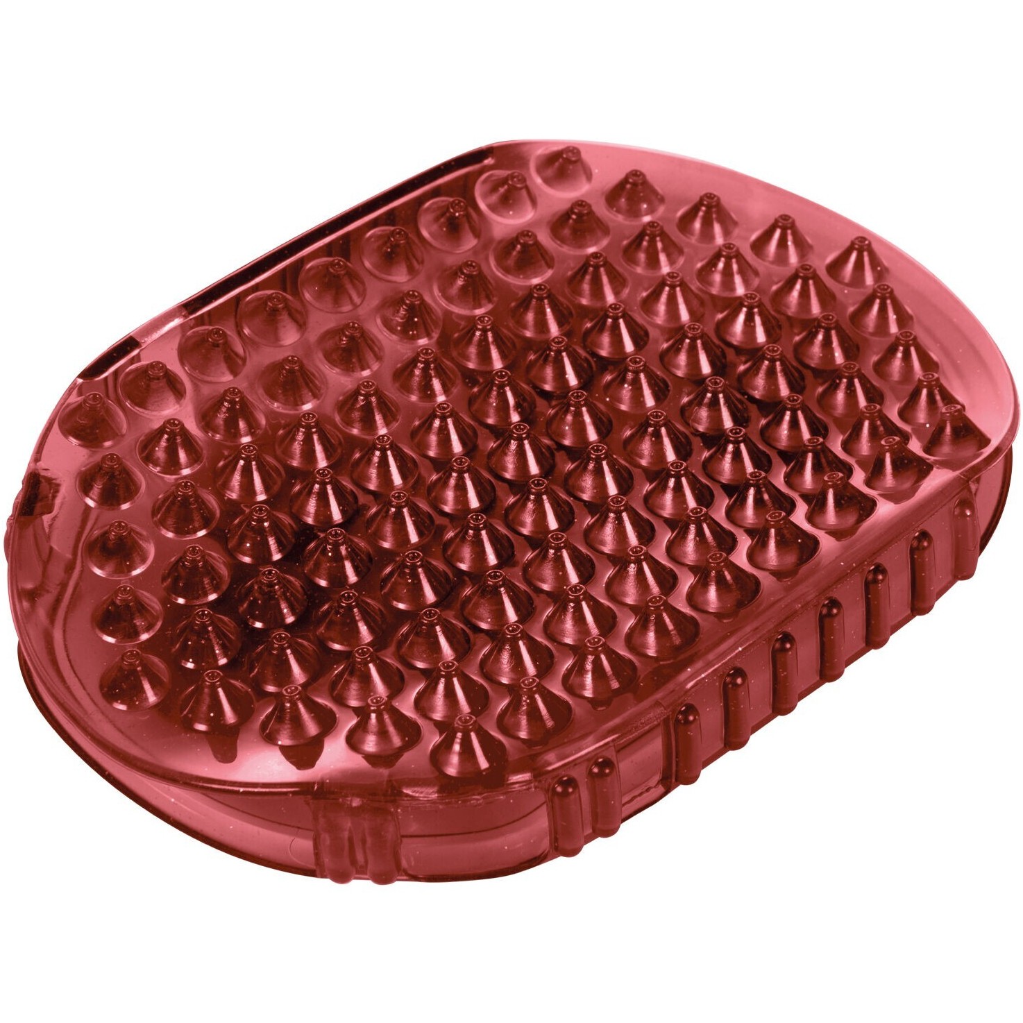 Massage-Handschuh FLIP bordeaux/grau